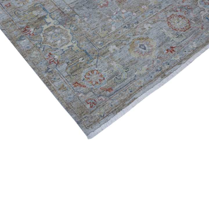 Grey Antique Revival Wool Rug 9x12