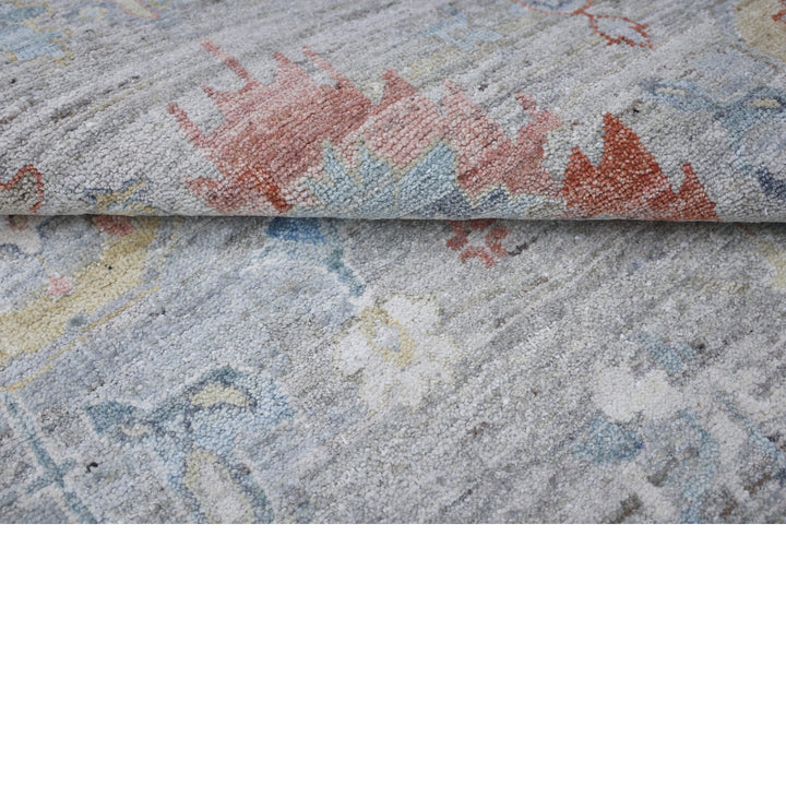 Grey Antique Revival Wool Rug 9x12