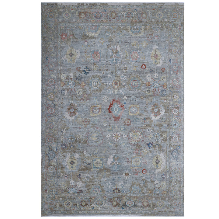 Grey Antique Revival Wool Rug 10x14