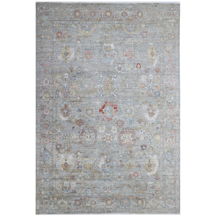 Grey Antique Revival Wool Rug 10x14