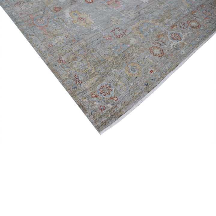 Grey Antique Revival Wool Rug 10x14