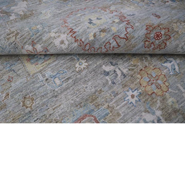 Grey Antique Revival Wool Rug 10x14