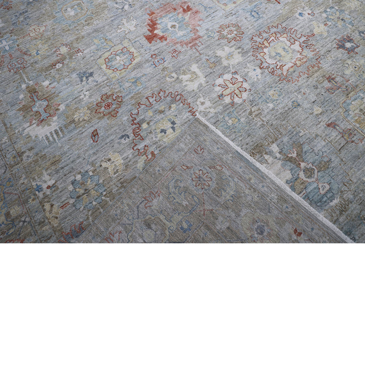 Grey Antique Revival Wool Rug 10x14