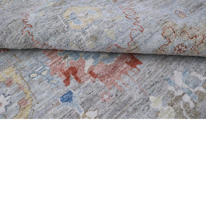 Grey Antique Revival Wool Rug 10x14