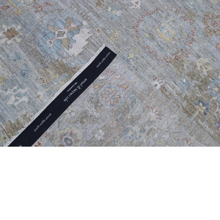 Grey Antique Revival Wool Rug 10x14