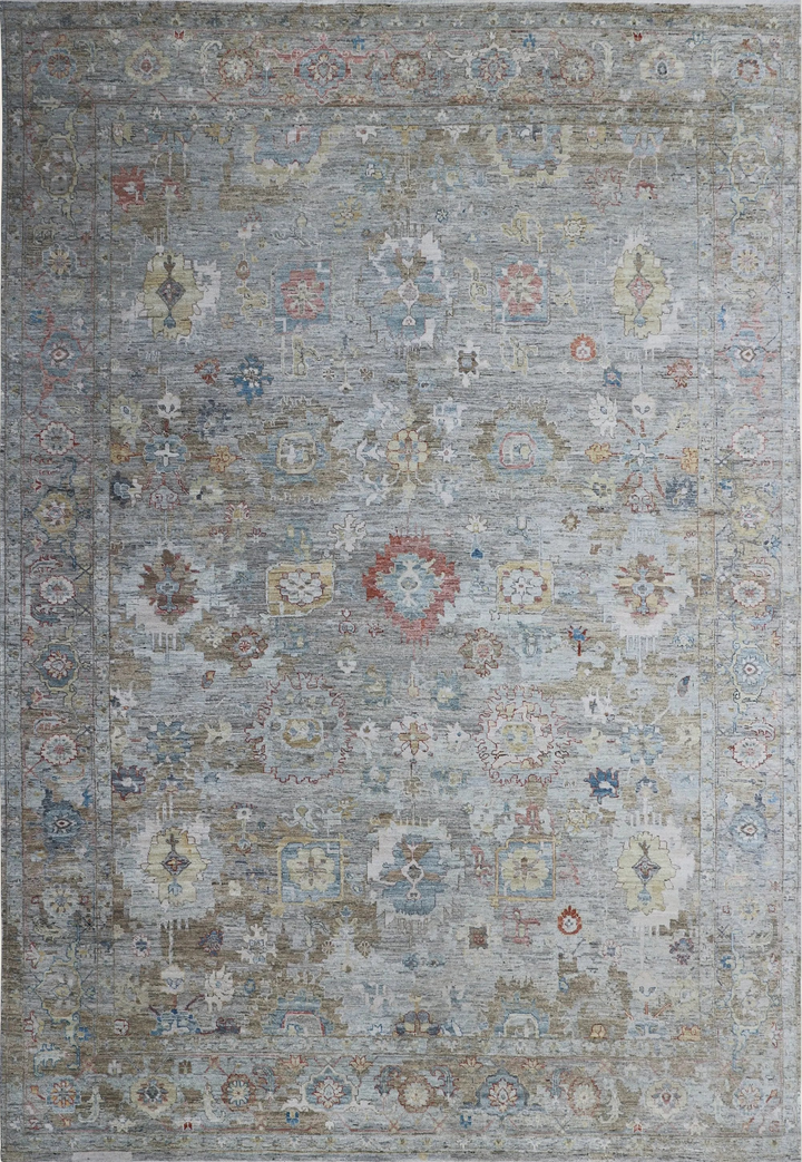 Grey Antique Revival Wool Rug