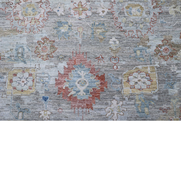 Grey Antique Revival Wool Rug 10x14