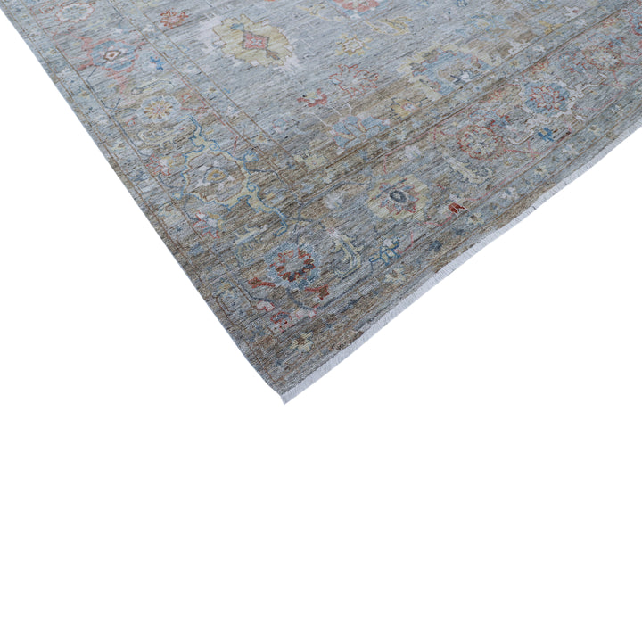 Grey Antique Revival Wool Rug 10x14