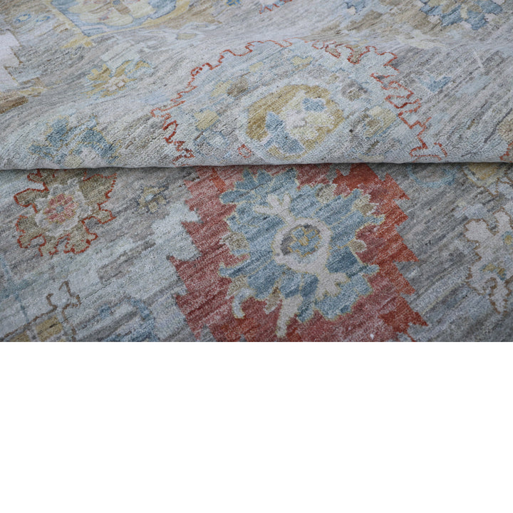 Grey Antique Revival Wool Rug 10x14