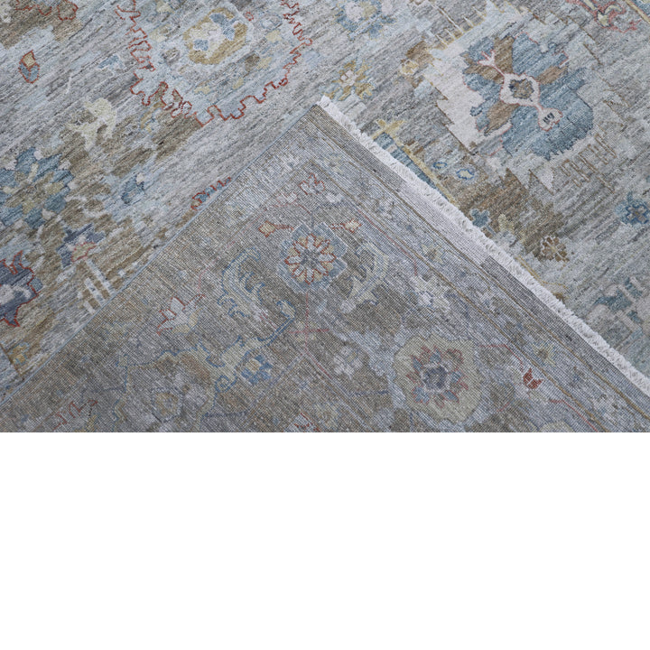 Grey Antique Revival Wool Rug 10x14