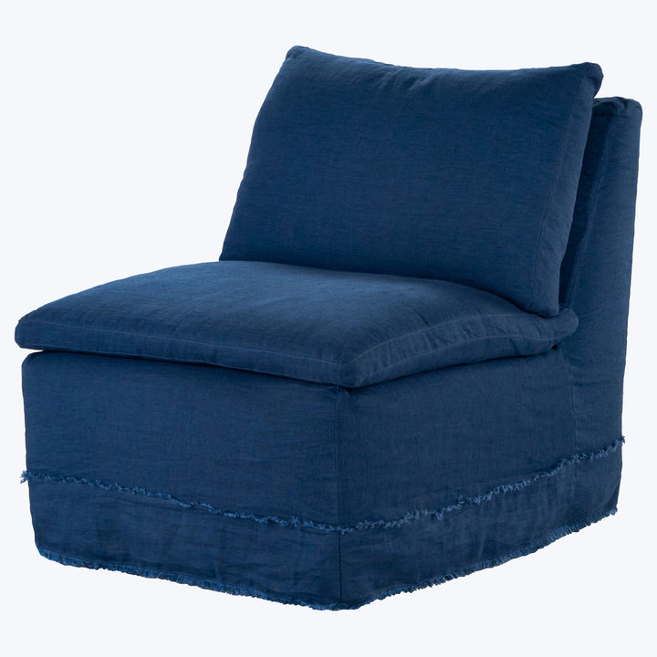 Laguna Fringe Armless Swivel Chair