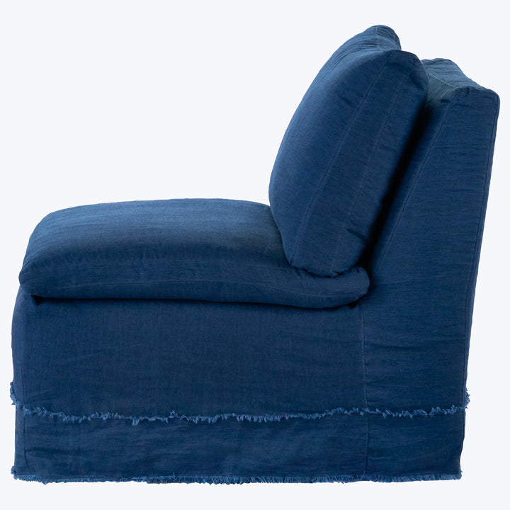 Laguna Fringe Armless Swivel Chair