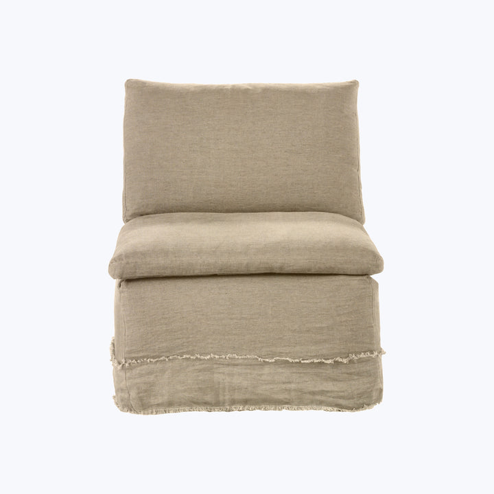 Laguna Fringe Armless Swivel Chair