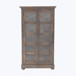 Vintage Grey 2-Door Cabinet