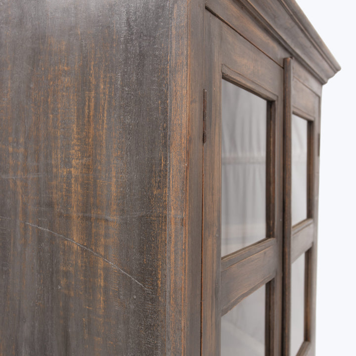 Vintage Grey 2-Door Cabinet