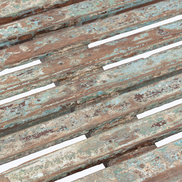 Vintage Slatted Bench