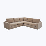 Waverly 5-Piece Sectional Athens Textured Velvet / Biscotti