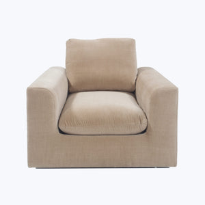 Waverly Swivel Chair Athens Textured Velvet / Biscotti