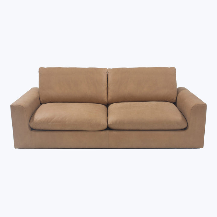 Waverly Leather Sofa Lukas Leather / Ranch