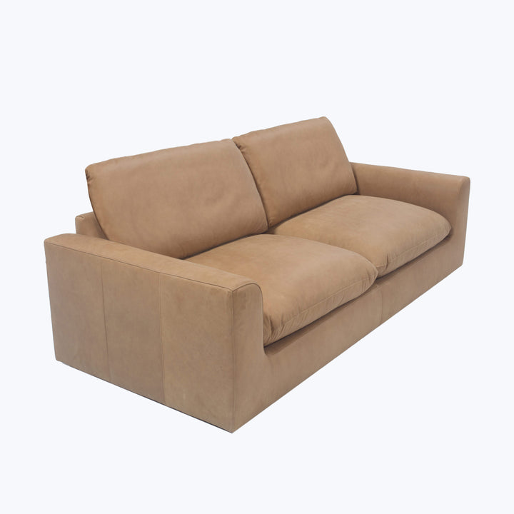 Waverly Leather Sofa Lukas Leather / Ranch