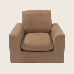 Waverly Leather Chair Lukas Leather / Ranch