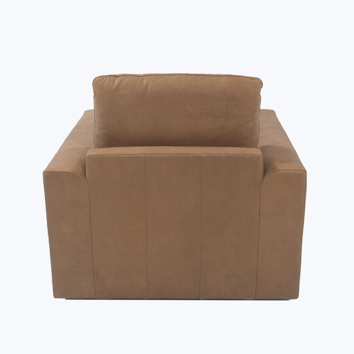 Waverly Leather Chair Lukas Leather / Ranch