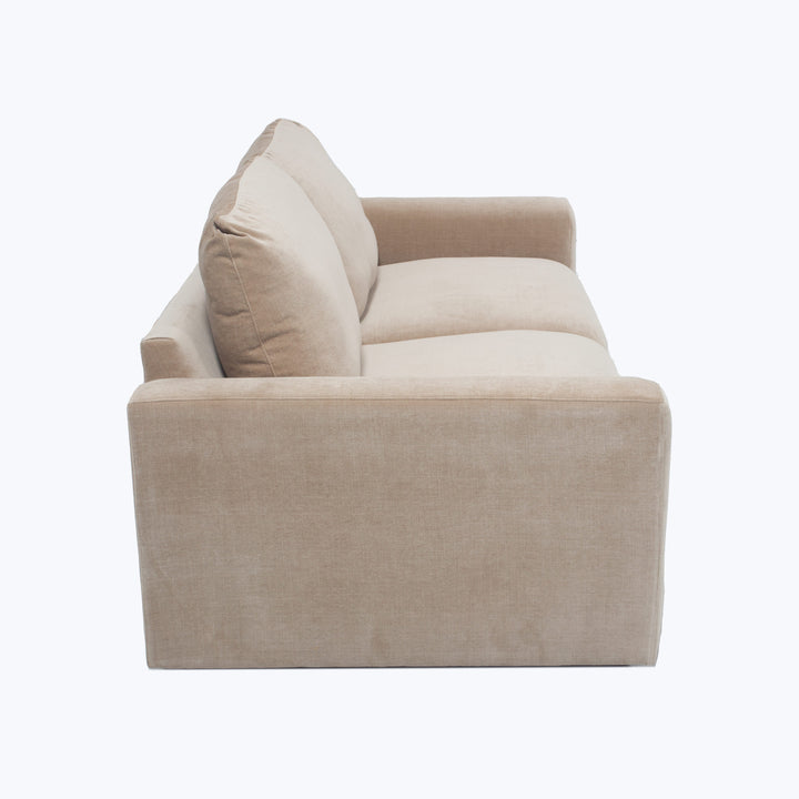 Waverly Sofa 85" / Athens Textured Velvet / Biscotti