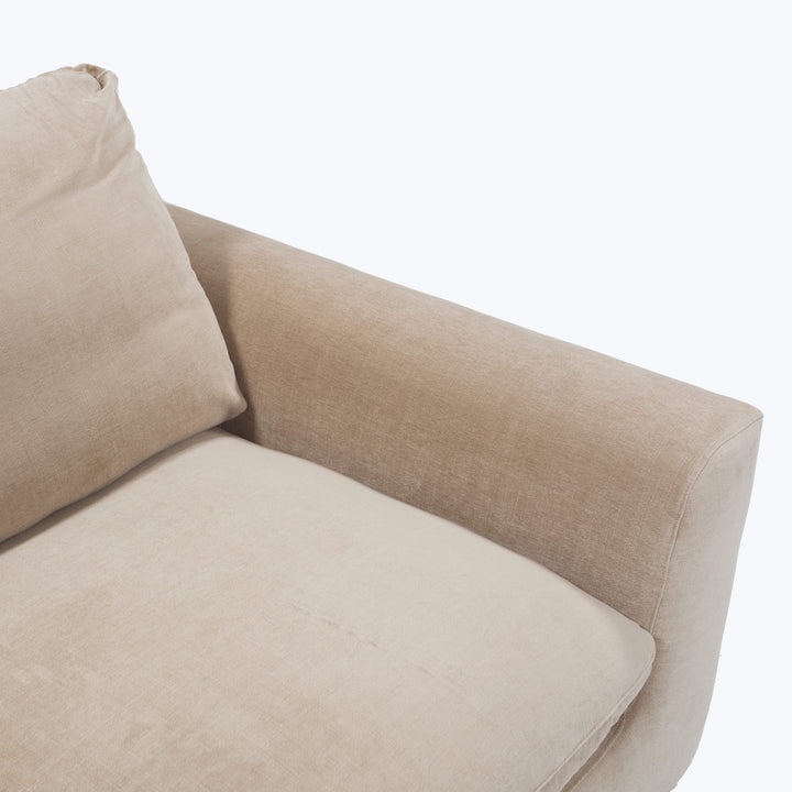 Waverly Sofa 85" / Athens Textured Velvet / Biscotti