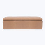 Orchard Leather Storage Ottoman