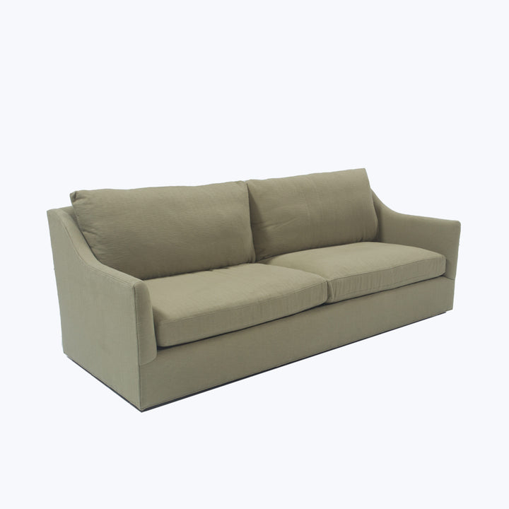 Charlotte Sofa 98 / Turks, Cotton Weave, Aloe