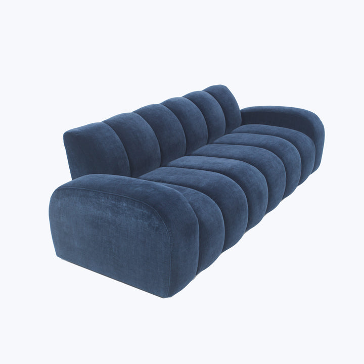 Grove Street Sofa Athens, Textured Velvet / Ink