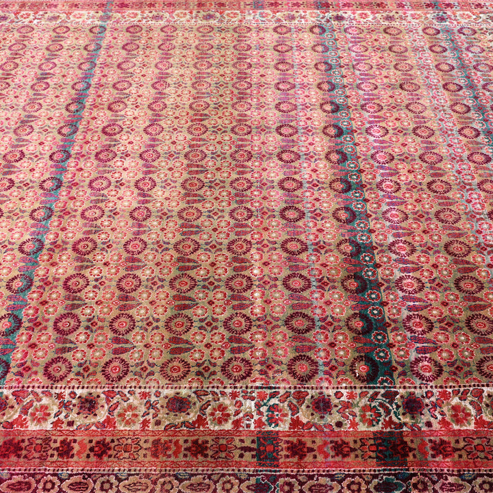 Pink Alchemy Transitional Wool Rug - 7'11" x 10'6"