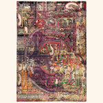 Mulitcolored Alchemy Transitional Silk Wool Blend Rug - 9'7" x 13'9"
