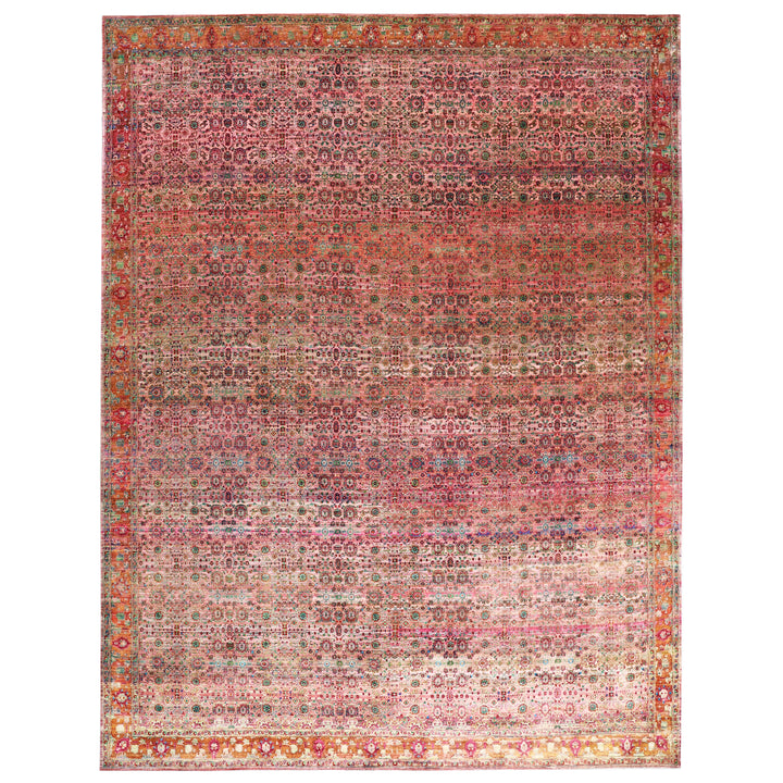 Pink Alchemy Transitional Silk Rug - 15'8" x 20'5"