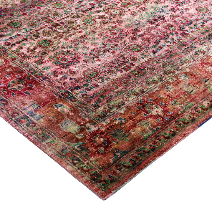 Pink Alchemy Transitional Silk Rug - 15'8" x 20'5"