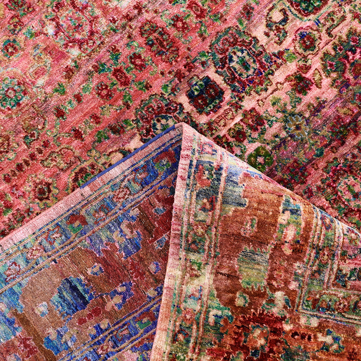 Pink Alchemy Transitional Silk Rug - 15'8" x 20'5"