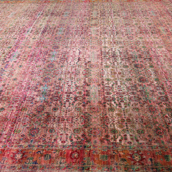 Pink Alchemy Transitional Silk Rug - 15'8" x 20'5"