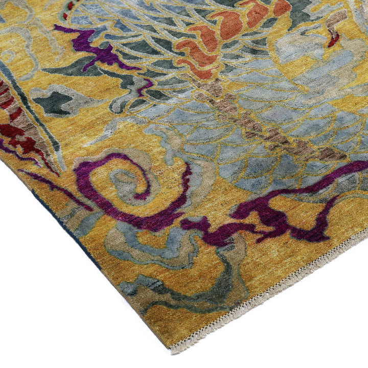 Gold Alchemy Transitional Wool Rug - 9'7" x 14'4"