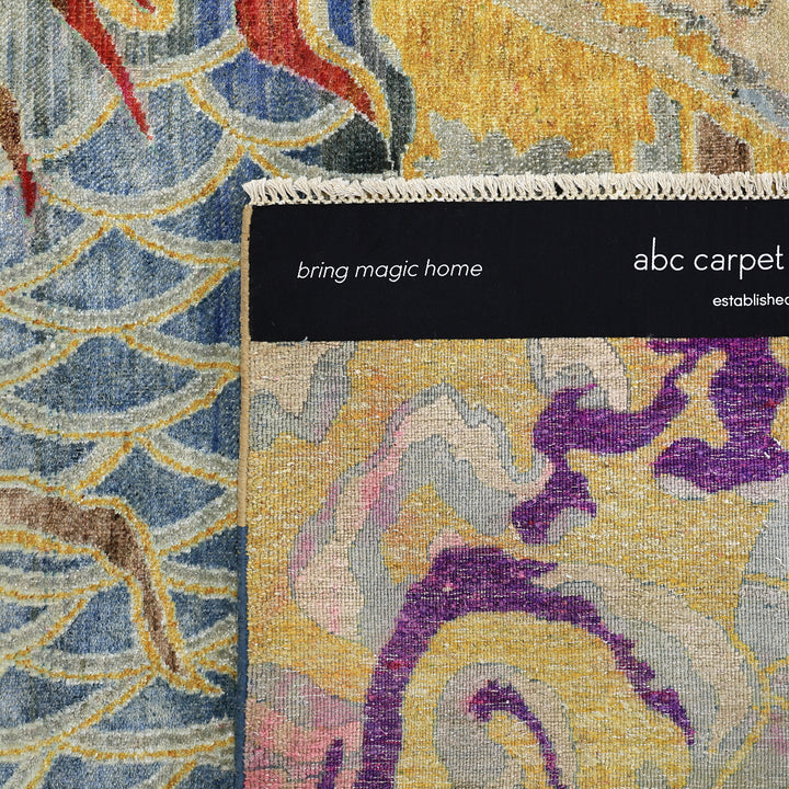 Gold Alchemy Transitional Wool Rug - 9'7" x 14'4"