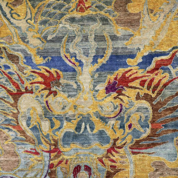 Gold Alchemy Transitional Wool Rug - 9'7" x 14'4"