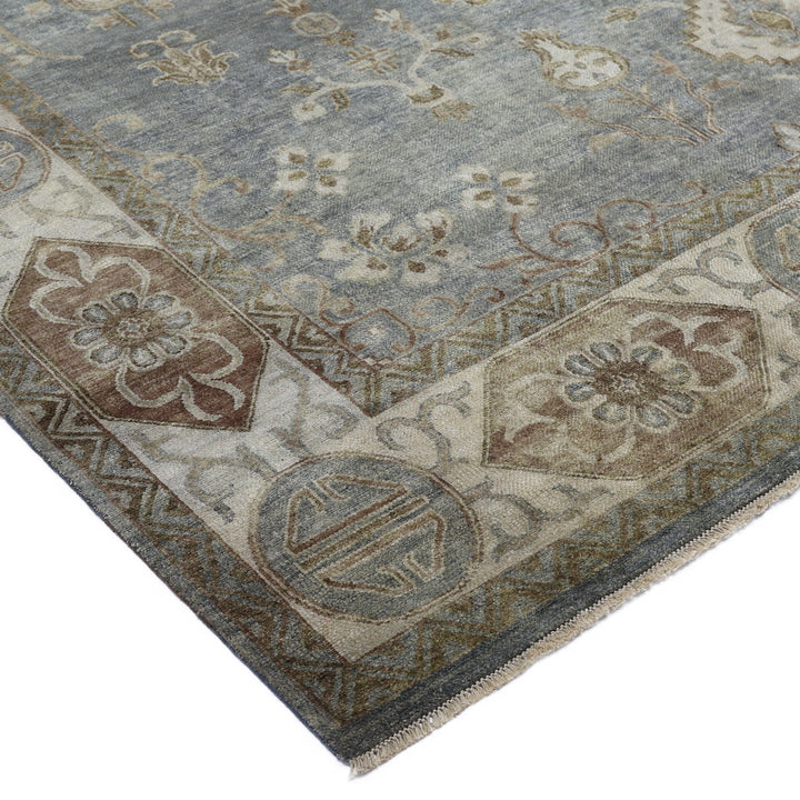 Grey Alchemy Transitional Silk Rug - 9'10" x 13'9"