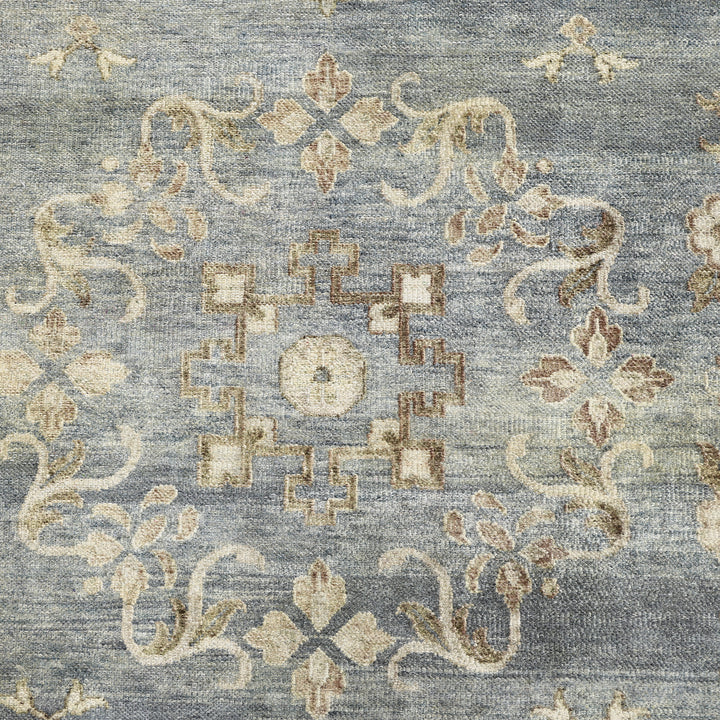 Grey Alchemy Transitional Silk Rug - 9'10" x 13'9"