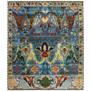 Blue Alchemy Transitional Wool Rug - 12'3" x 14'6"