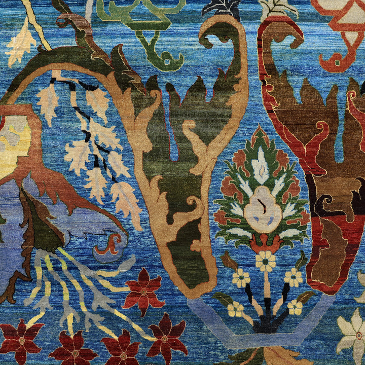 Blue Alchemy Transitional Wool Rug - 12'3" x 14'6"