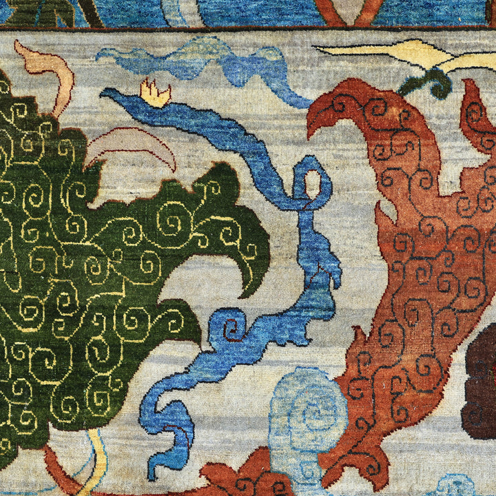 Blue Alchemy Transitional Wool Rug - 12'3" x 14'6"