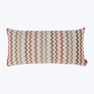 Capri Outdoor Lumbar Pillow Red Multicolor