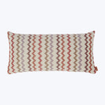 Capri Outdoor Lumbar Pillow Red Multicolor