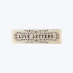 Love Letters Tray Black/White