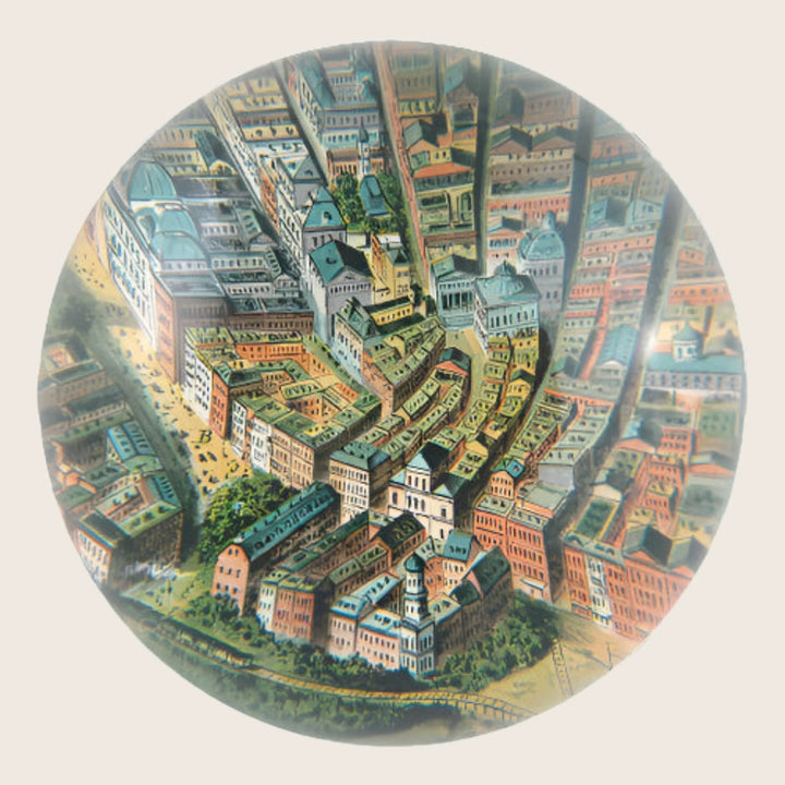 NYC Lower Manhattan Dome Paperweight