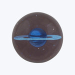Blue Saturn Paperweight Black/Blue